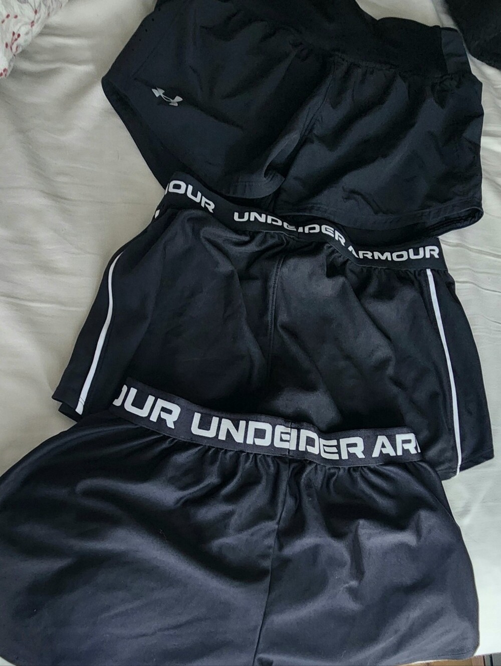 Under Armour Womeb Black Athletic Shorts